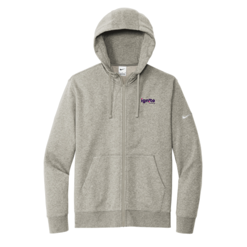 Ignite Reading - Nike Club Fleece Sleeve Swoosh Full-Zip Hoodie v2