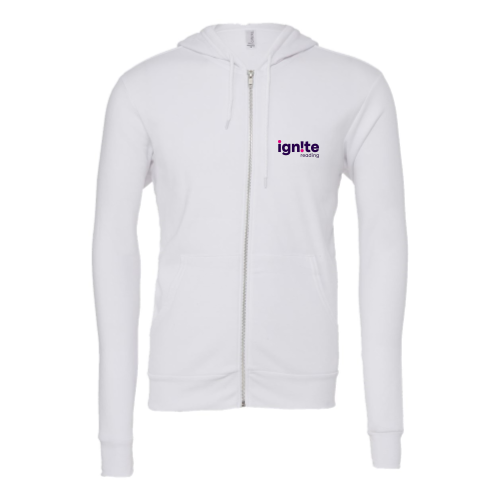 Ignite Reading - Zip-Up Sponge Fleece Hoodie