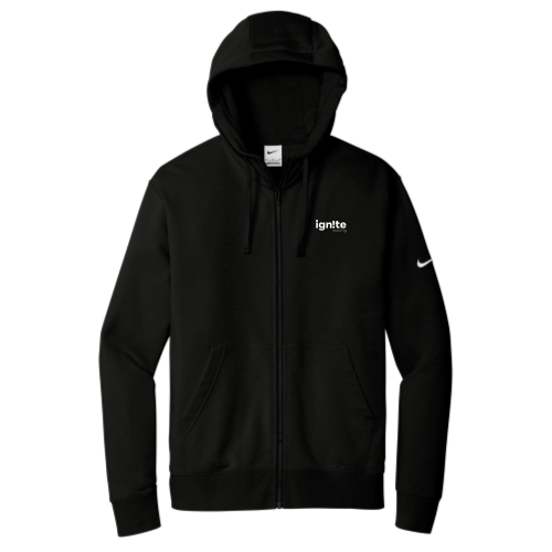 Ignite Reading - Nike Club Fleece Sleeve Swoosh Full-Zip Hoodie v1