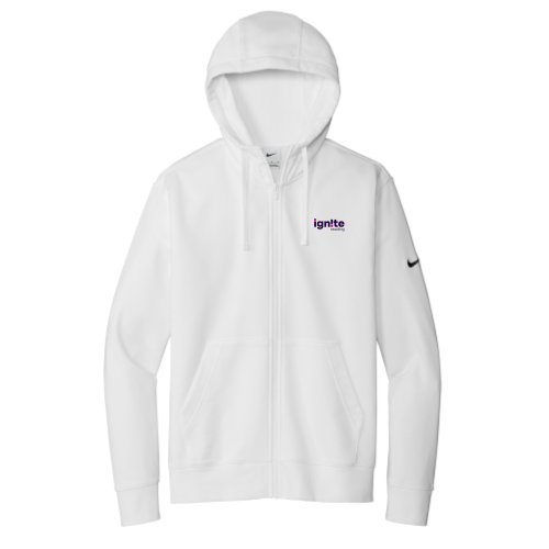 Ignite Reading - Nike Club Fleece Sleeve Swoosh Full-Zip Hoodie v2